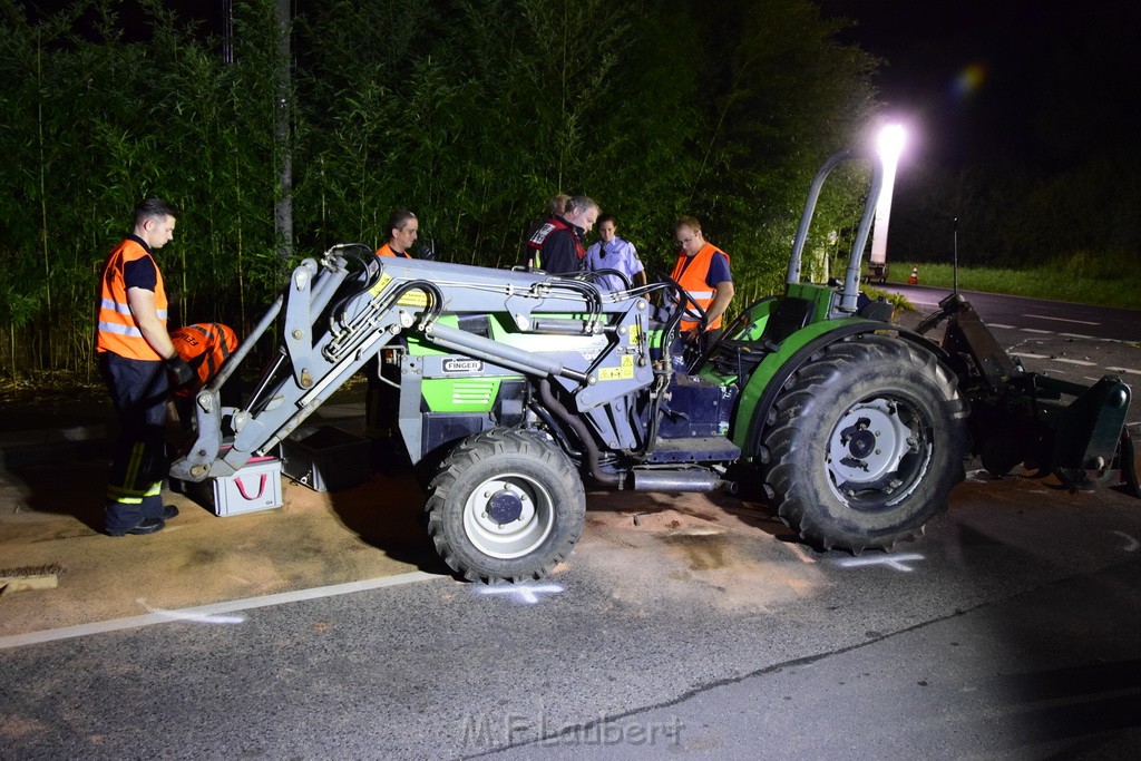 VU Krad Klein Traktor Koeln Hahnwald Bonner Landstr Unter den Birken P086.JPG - Miklos Laubert